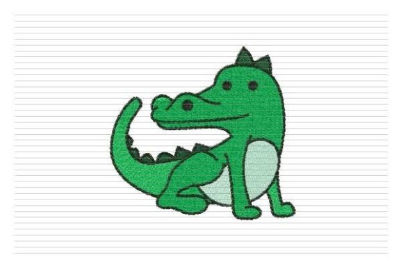 Baby Crocodile Embroidery: A Holiday Design Review
