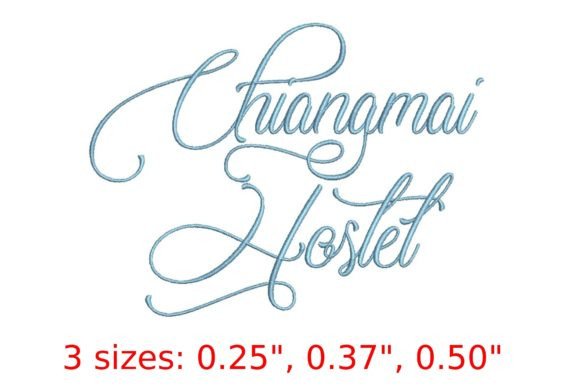 Chiangmai Hostel Font: A Holiday Design Review