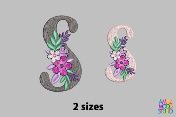 Letter S Floral Monogram: A Holiday Design Review