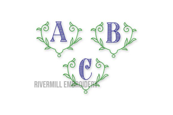Review: 2 1/2 Aston Monogram Embroidery Font