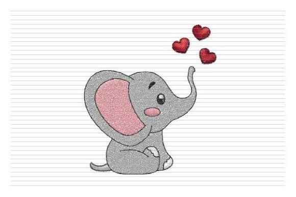 Review: Baby Elephant Embroidery, Cute Hearts