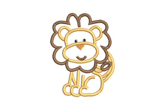 Review: Child Lion with Applique Embroidery Design