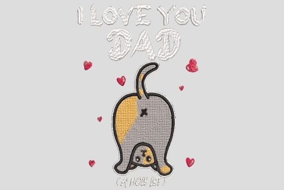 Review: I Love You DAD Family Quotes Embroidery