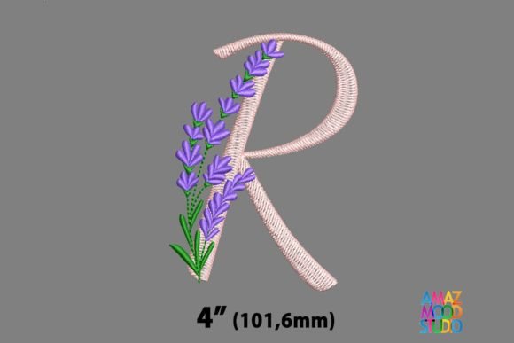 Review: Letter R Floral Lavender Monogram