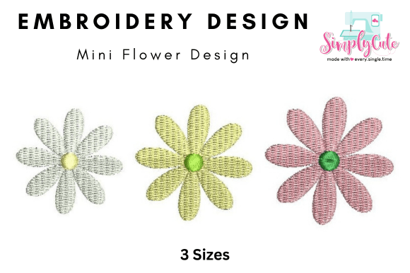 Review: Mini Small Flower Embroidery Design for Real Projects