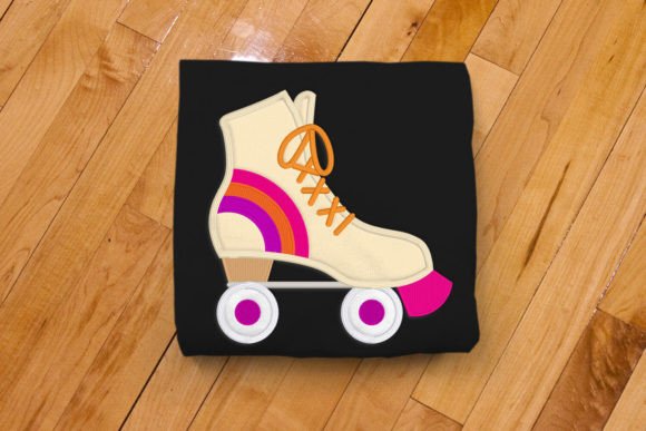Review: Retro Rollerskate Applique for Etsy Shops
