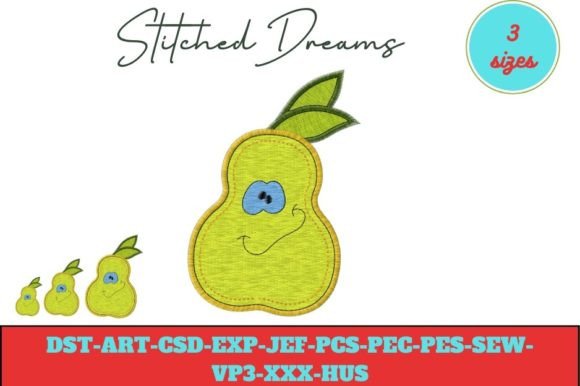 Review: Smiling Pear Embroidery Design for Gifts