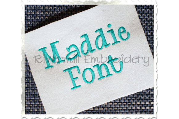 Reviewing 1 1 2 Maddie Embroidery Font for Etsy Shops