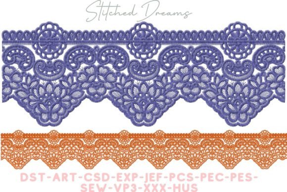 Reviewing Floral Elegance Border Embroidery Design