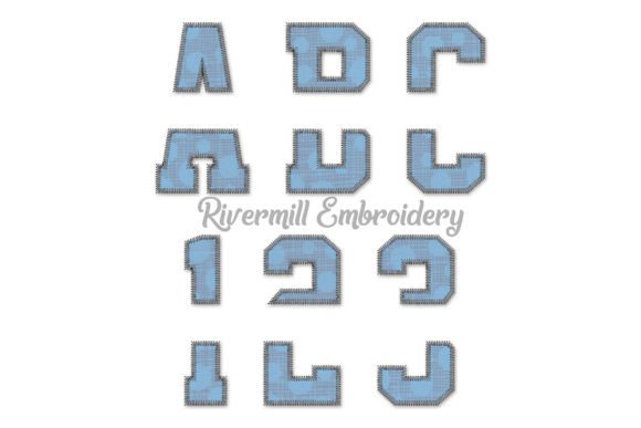 Reviewing the 4 Split Varsity Zig Zag Embroidery Font