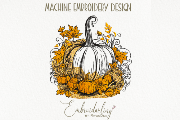 Reviewing the Fall Pumpkins Machine Embroidery Design
