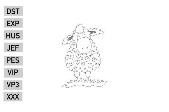 Reviewing the Valentine Sheep Sketch Design