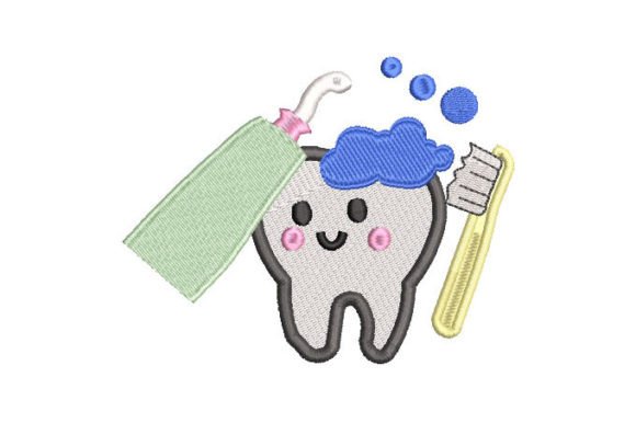 Reviewing Tooth and Brush Embroidery Designs