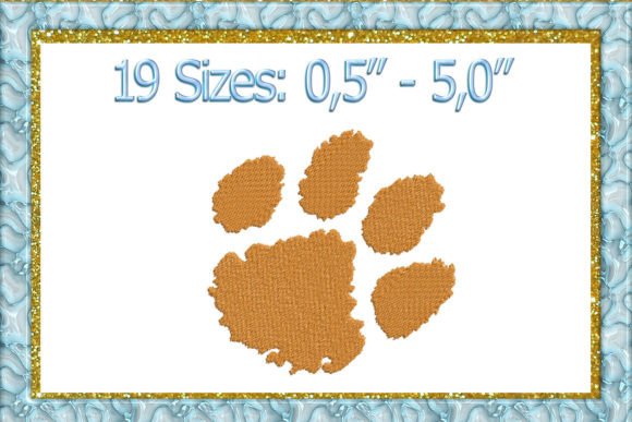 Tiger Paw Print Embroidery Design Review